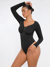 SculptCurve – Langärmliger Tanga-Body
 - Schwarz